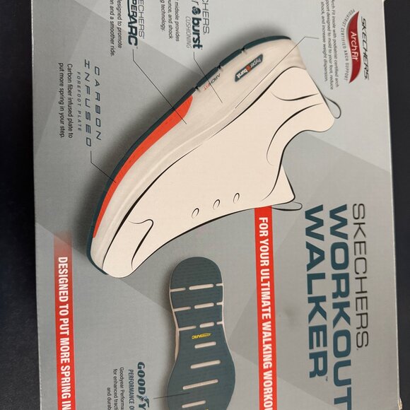 SKECHERS Go Walk Workout Walker Men's Size 13 Navy - Picture 1 of 5